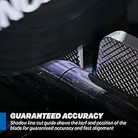 Vista 6 de Sierra de corte y medición EVOLUTION S14MCS de 14" Sierra de corte de acero en frío Motor y hoja inteligente EVOMAX +3500 cortes Cortes sin