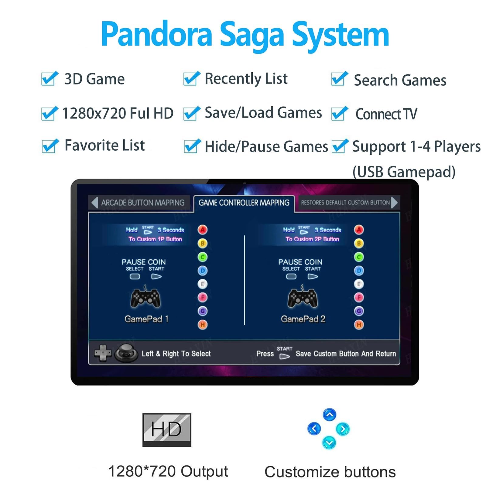 Console di gioco arcade portatile, schermo HD da 17,5 pollici, 26800 giochi retrò, macchina per videogiochi palmare con doppio lettore per l'intrattenimento domestico