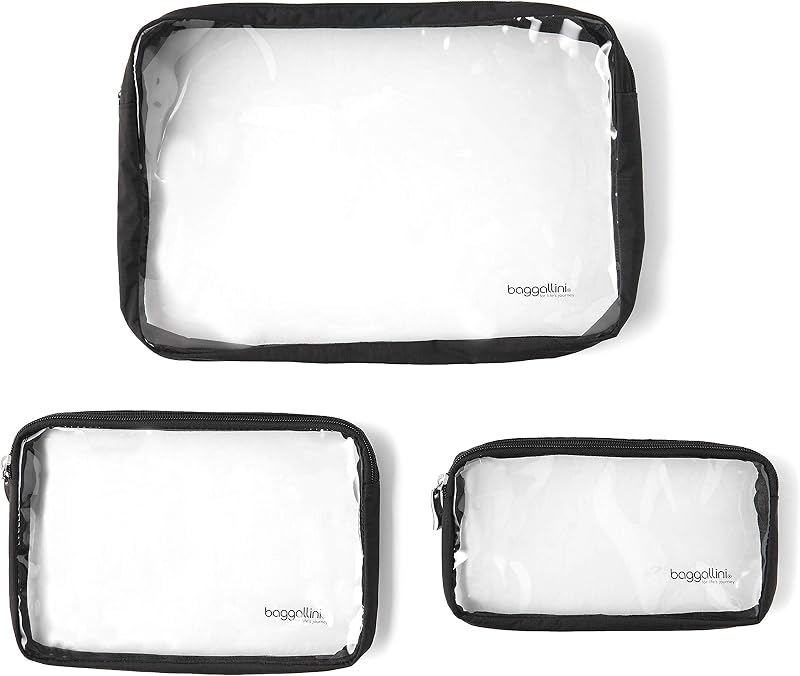 Baggallini Clear Travel Pouches