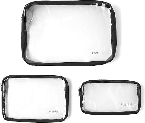 Baggallini Clear Travel Pouches