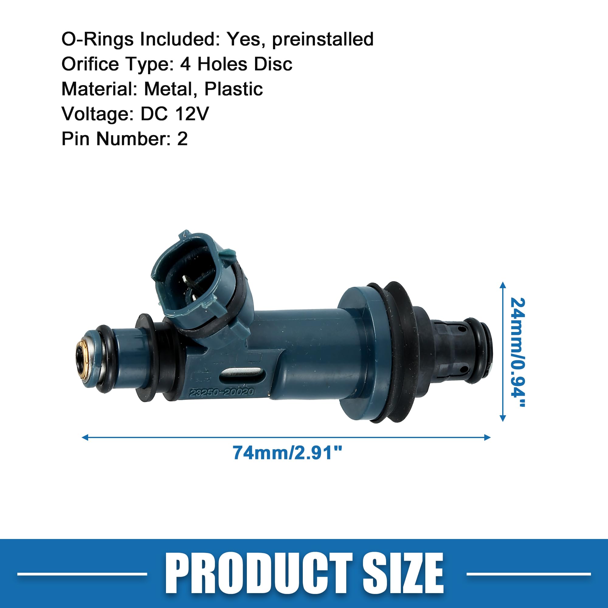 Amazon.com: A ABSOPRO Fuel Injector No.23209-20020/23209