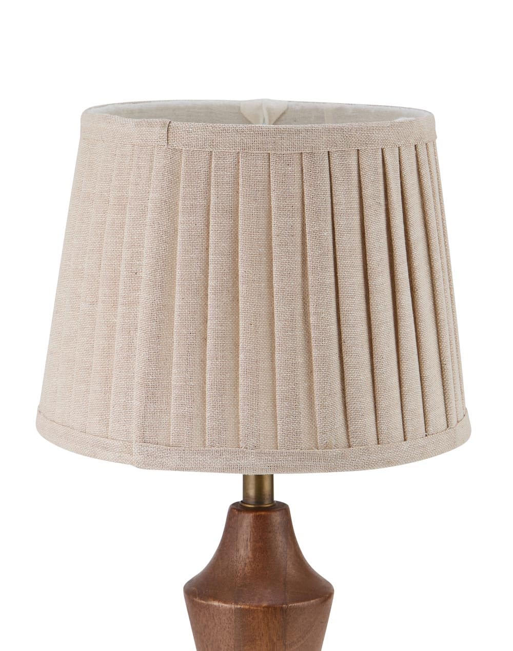 Fabindia Natural Cotton Plated Niha Tapered Drum Lampshade-image-29