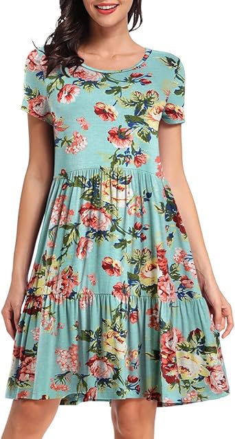 VEPKUL Womens Summer Dresses Floral ...