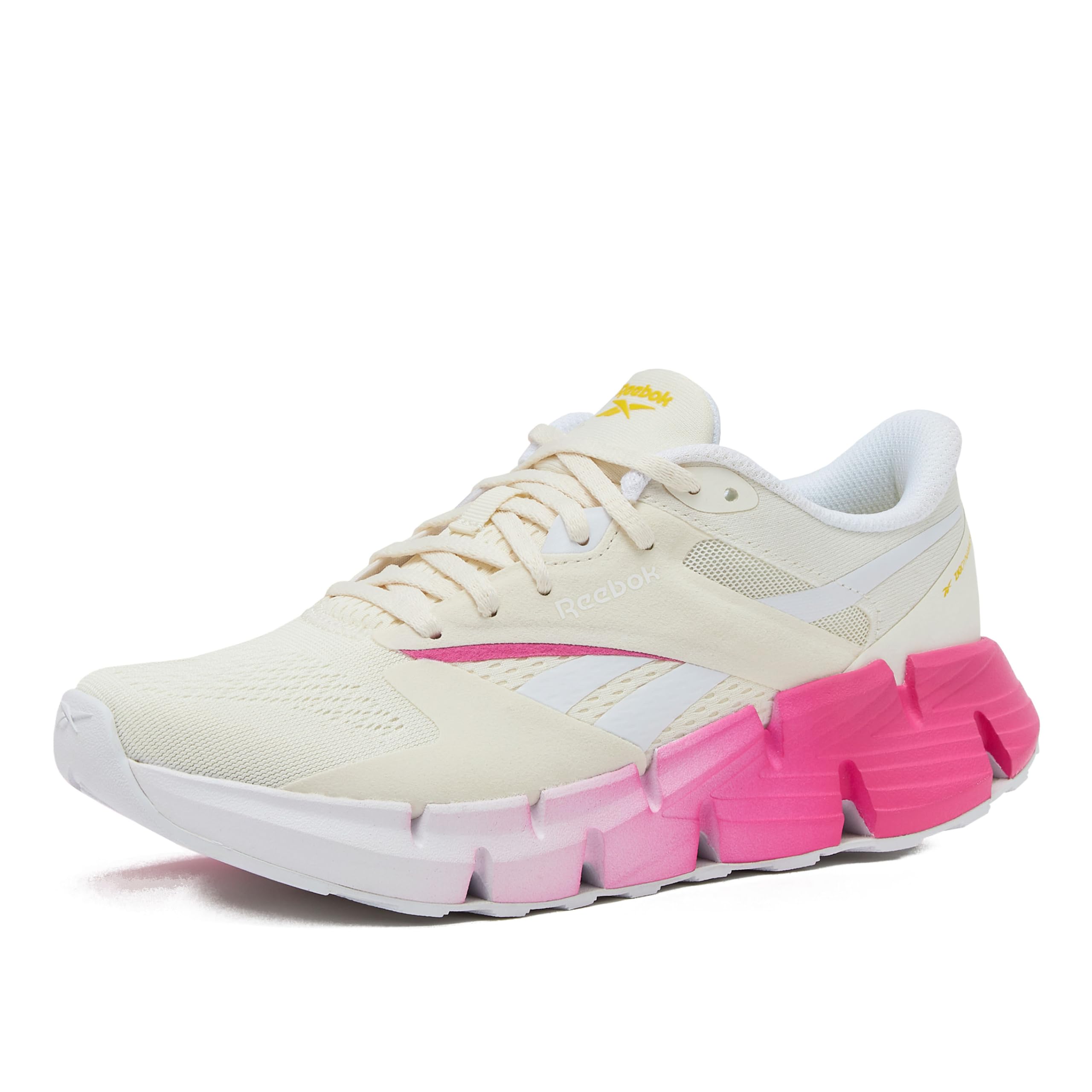 Reebok Girls' Zig Dynamica 5 Trainers, Vintgchalk White Trupink, 5.5 UK