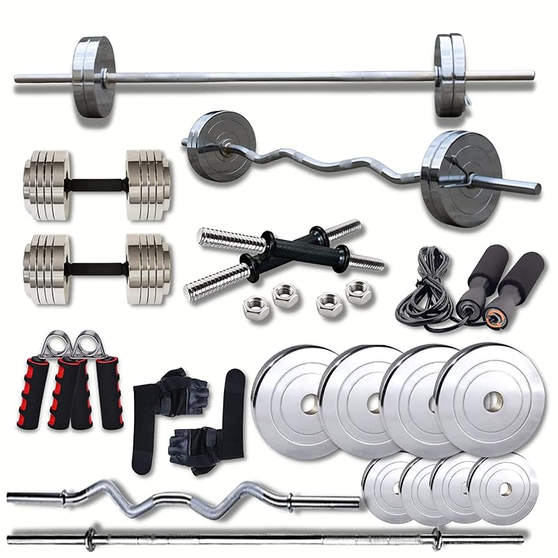 Hashtag Fitness Home Gym Set 30kg Steel Plates