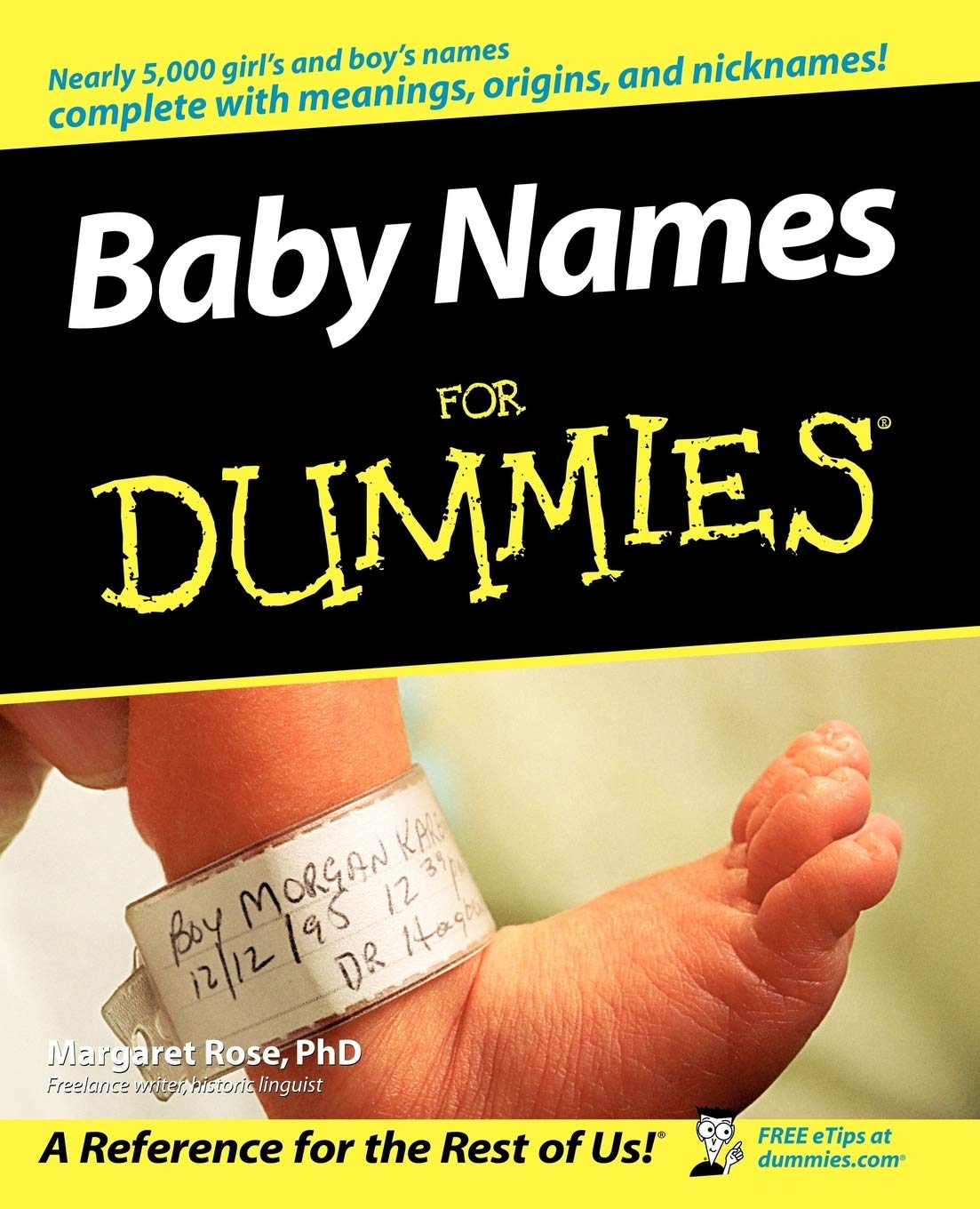 Baby Names For Dummies, Margaret Rose,  Paperback