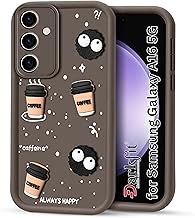 Back Case Cover Compatible for Samsung Galaxy A16 5G | Cute Fun Cartoon 3D Ball | Coffee Silicone Case | Case Cover with Camera & Body Protection| Shock Proof | for Samsung A16 5G| Color Brown