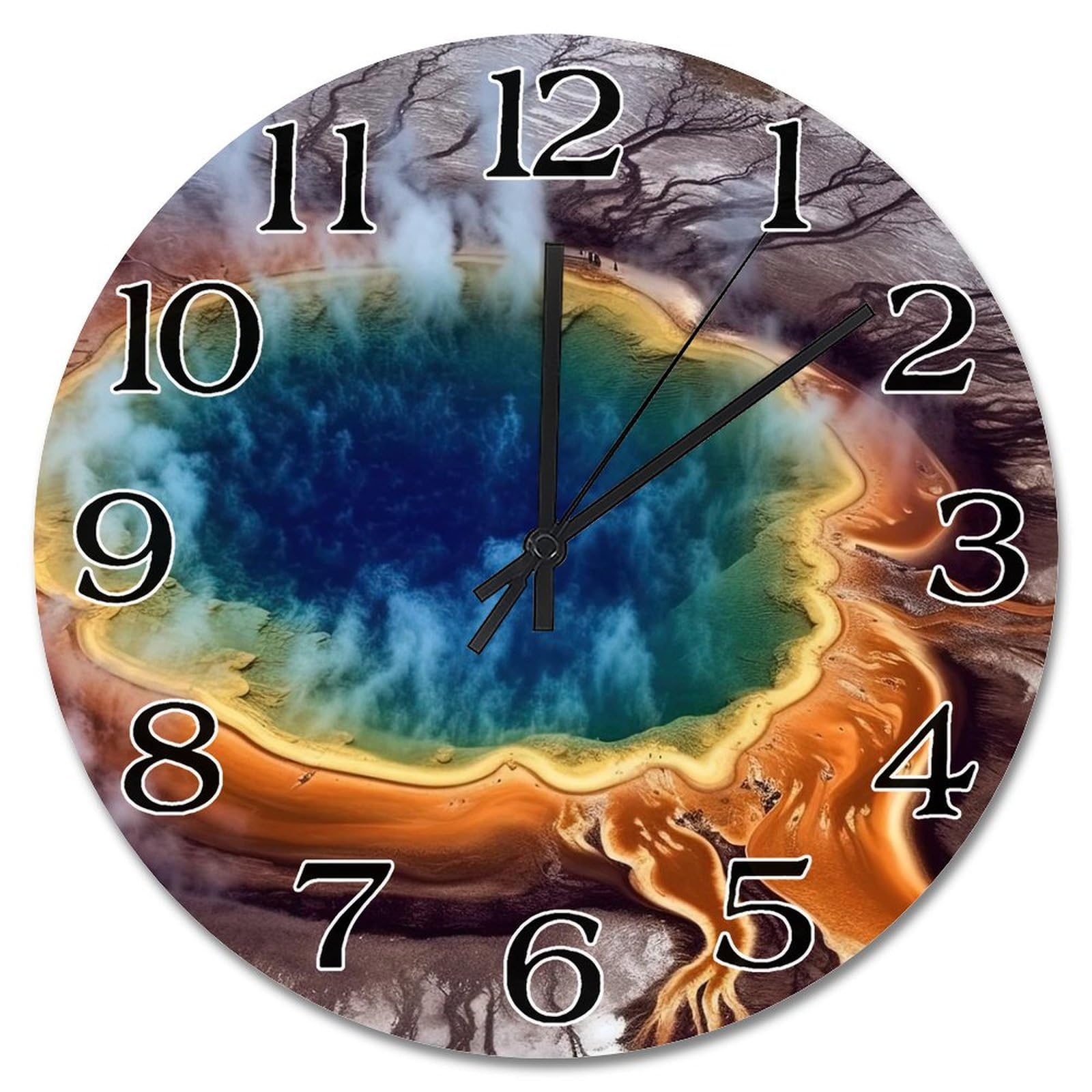 Horloge murale moderne en pierre souvenir cadeau ami étranger