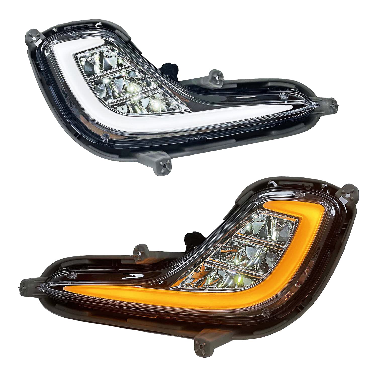 Fog Lights Compatible with 1999-2002 Chevy Silverado 1500 2500/2001 2002 Silverado 1500HD 2500HD 3500/2000-2006 Tahoe Suburban 1500 2500(Clear Lens) — view 58