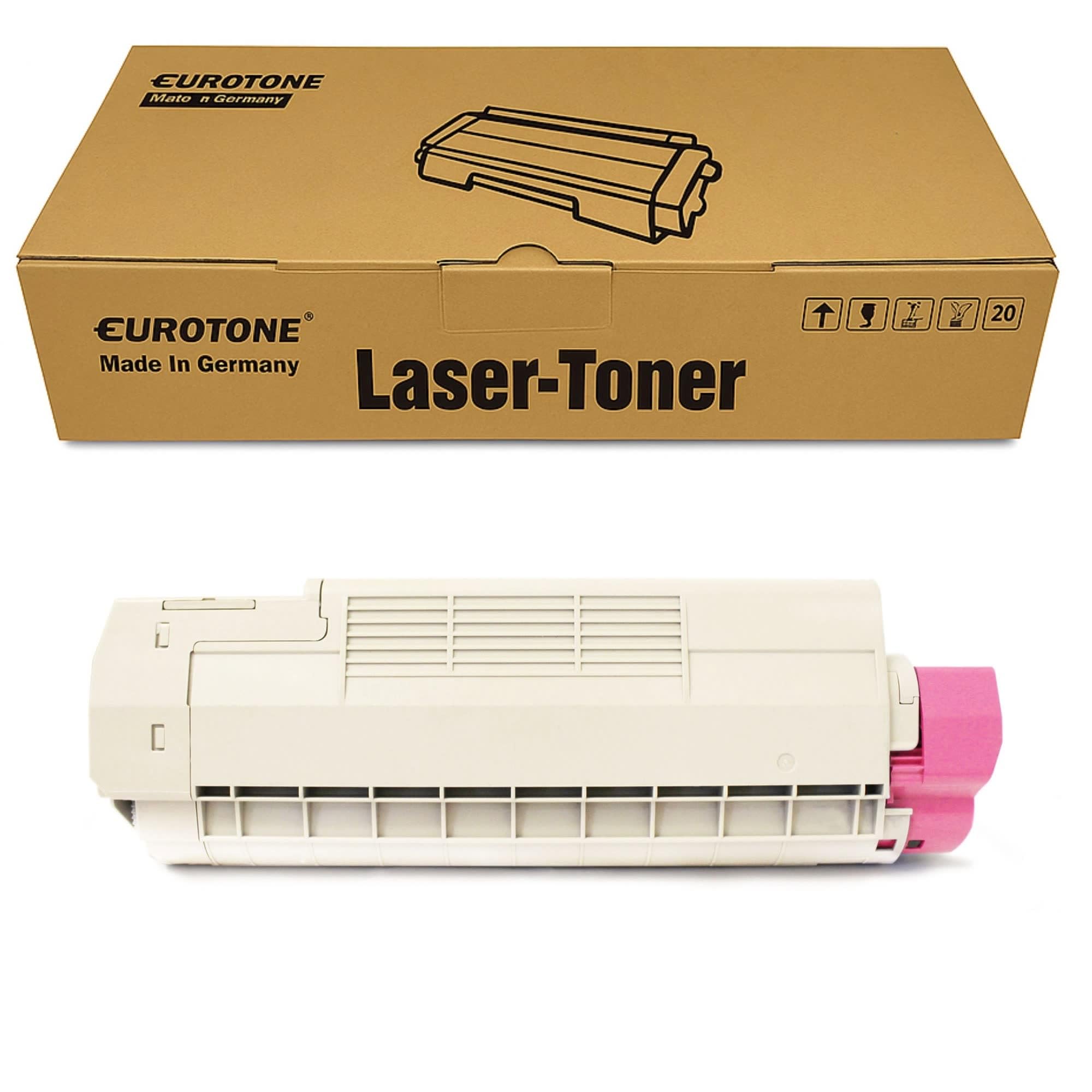 Eurotone Toner kompatybilny z Oki ES6410DN zastępuje karmazynowy czerwony wkład o 25% większa wydajność
