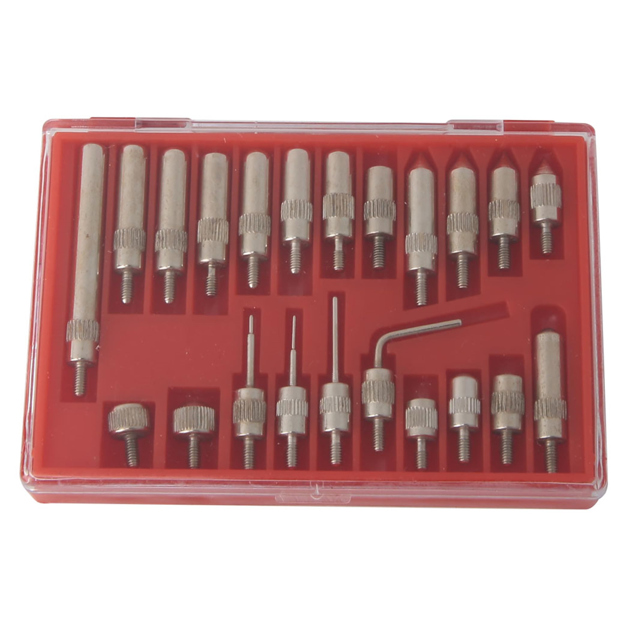 22pcs Stainless Steel Test Indicator Contact 0.01mm Precision Dial Indicator Points Set