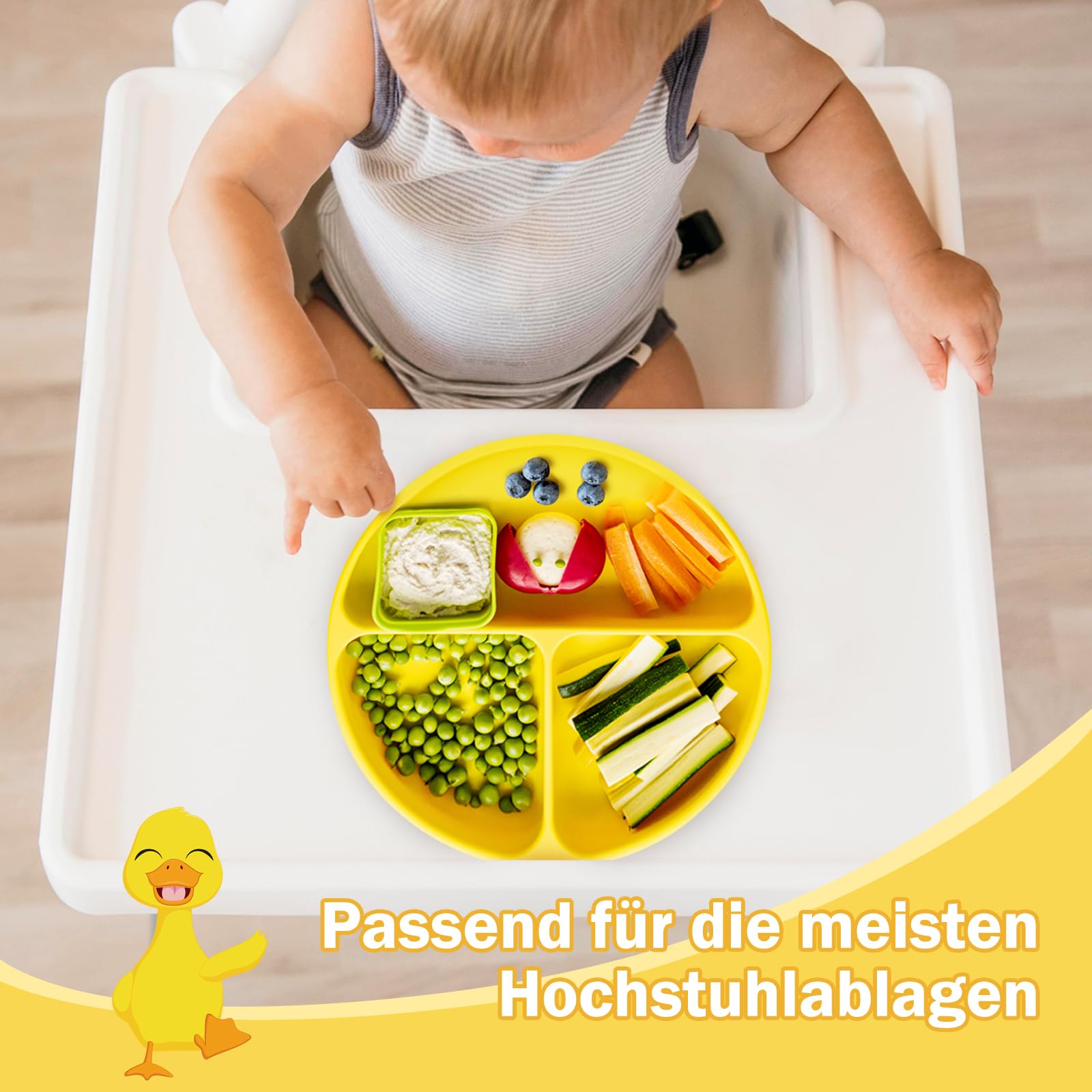 Accessoire Repas Bébé 3 Bols à Ventouse En Silicone Pour Bébé - Sans BPA - Anti-Déversement - Micro-ondes Et Lave-vaisselle Svezzamento Neonati