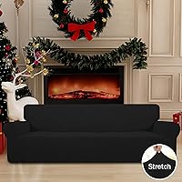Vista 329 de Easy-Going - Funda elástica para sofá, 1 pieza, protector de muebles, suave, con parte inferior elástica, para niños, tela de jacquard de poliéster