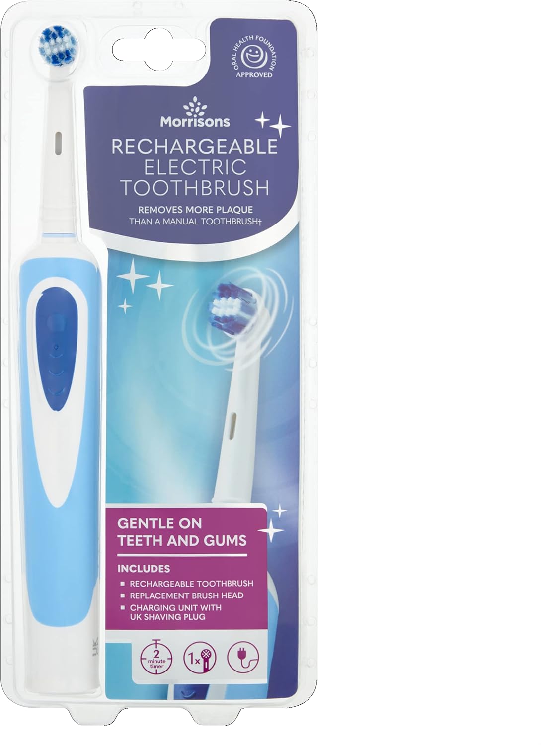 Morrisons Rechargeable Electric Toothbrush Amazon.co.uk Health