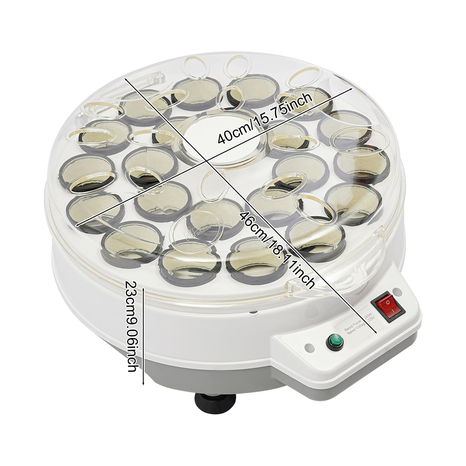Pulitore e lucidatore automatico per palline da biliardo a 22 palline, 300 W, protezione da surriscaldamento e sicurezza di sicurezza, per casa, club e sale