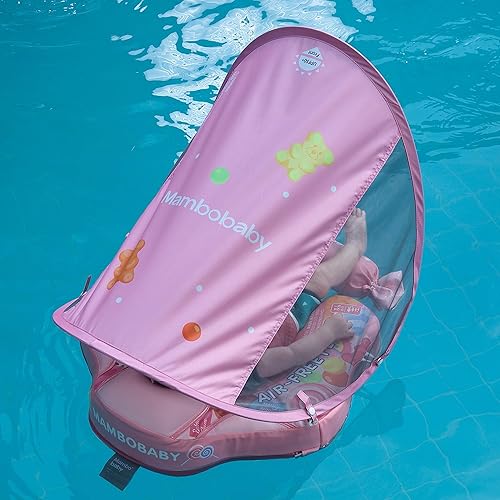 Miniatura 9 de Mambobaby - Cama flotante para bebé con toldo para el sol, color verde