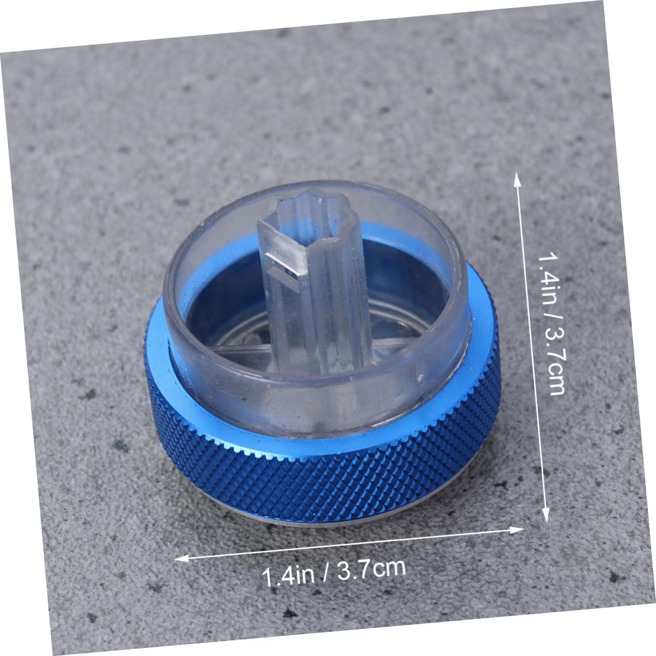 Unomor 3Pcs Air Conditioning Control Knob for Easy Installation Switch Blue Temperature Control Button