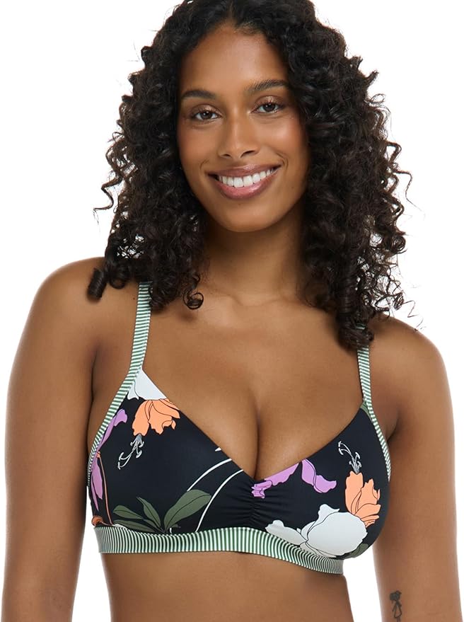 Body Glove Women's Drew D, Dd, E, F Cup Bikini Top