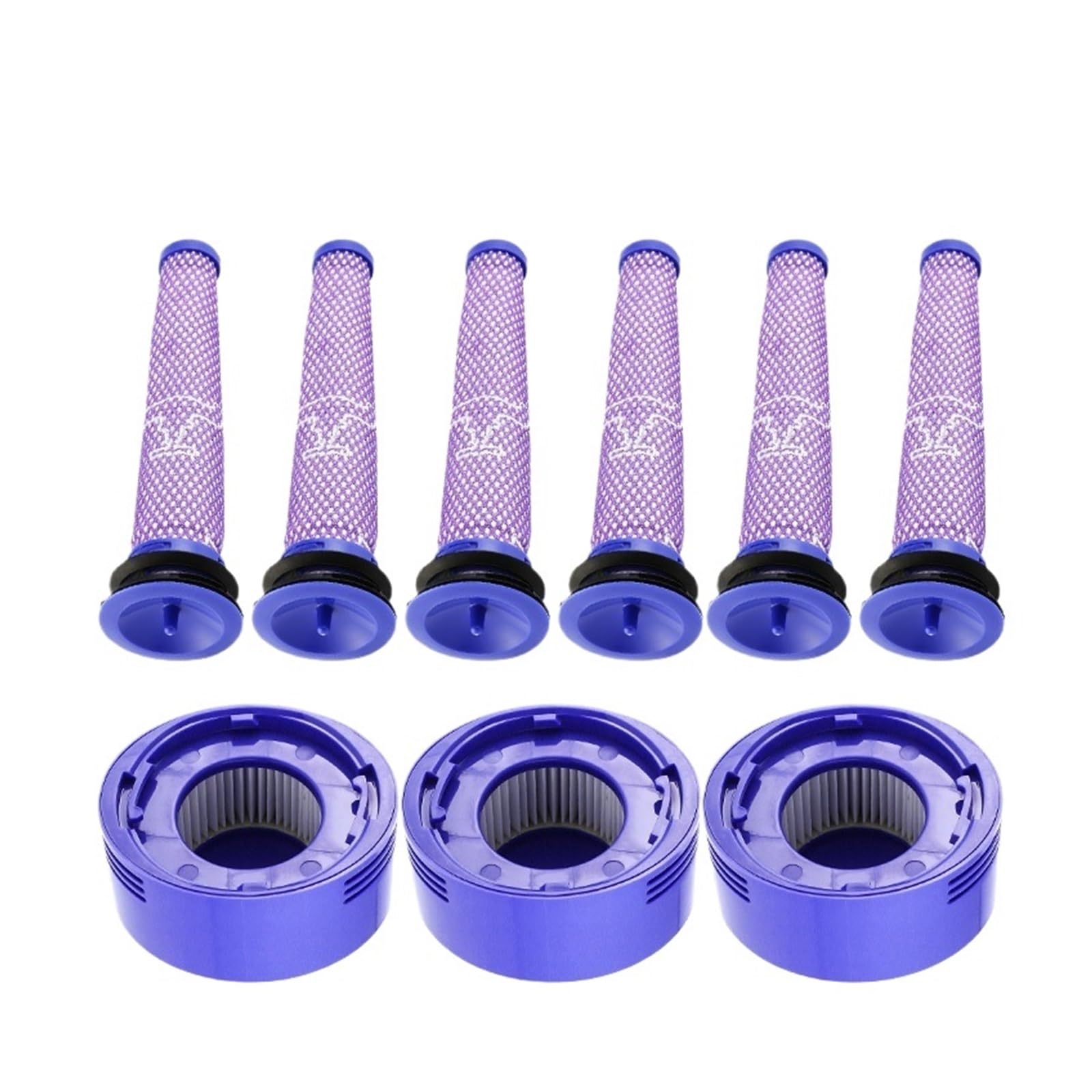 Filtro HEPA, Compatible con Dyson, accesorios V8 V7, piezas de repuesto de filtro lavable for Robot aspirador(D)