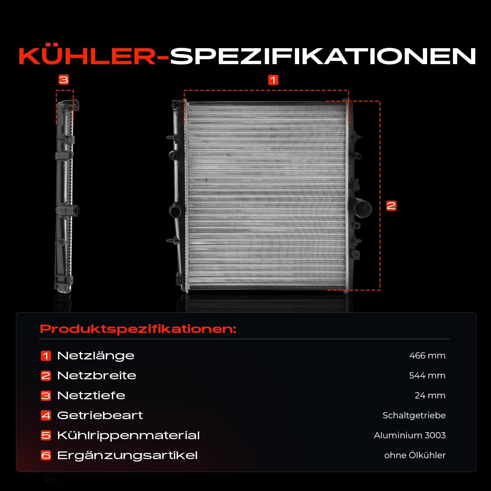 Frankberg Chłodzenie silnika kompatybilne z C8 EA EB 2.0L 2.2L 2002-2014 chłodnica silnika Jumpy VF7 2,0 l 2007-2016 Ulysse 179AX 2.0L 2.2L 2002-2011 Phedra 179 2,0 l 2,2 l 2011 02-20 10 zamiennik#