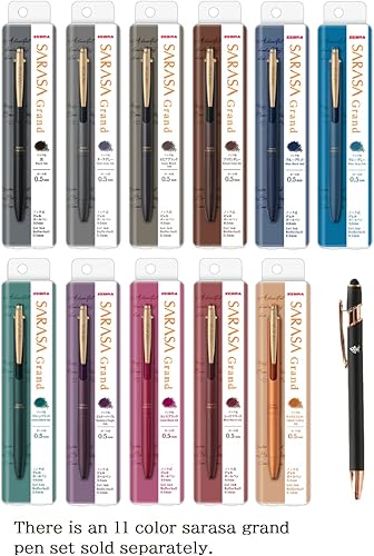 Miniatura 4 de Sarasa Zebra Gel Bolígrafo Grand 0.020 in 11 Color retráctil Pen Recarga Set RJF5 Con Lápiz Original Bolígrafo Táctil