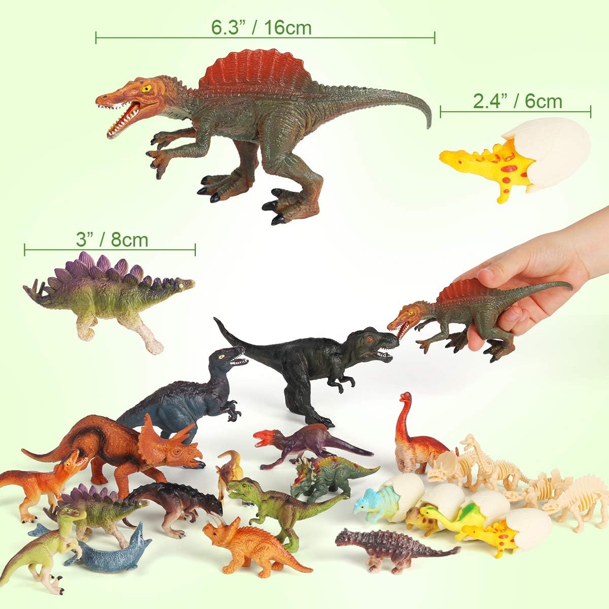 D-FantiX Dinosaur Advent Calendar 2026 for Kids, 24 Days Countdown to Christmas Advent Calendars Dinosaur Toy Xmas Gift for Boys Girls 3 4 5 6 Years Old