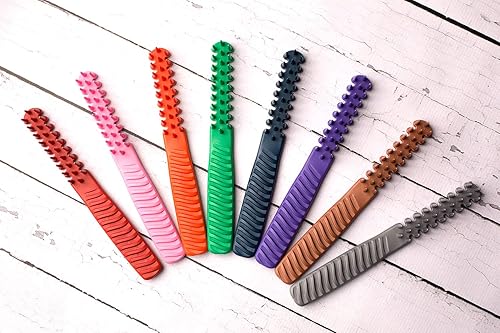 Miniatura 3 de Cepillo de pelo híbrido para mujeres, hombres y niñas, grueso, rizado, fino, corto, largo, barbas, niños pequeños, herramienta de aseo para perros,