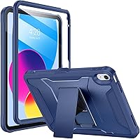 Vista 27 de Funda Soke para iPad (A16) de 11ª Generación de 11 pulgadas 2025, iPad de 10ª Generación de 10.9 pulgadas 2022, con protector de pantalla Azul