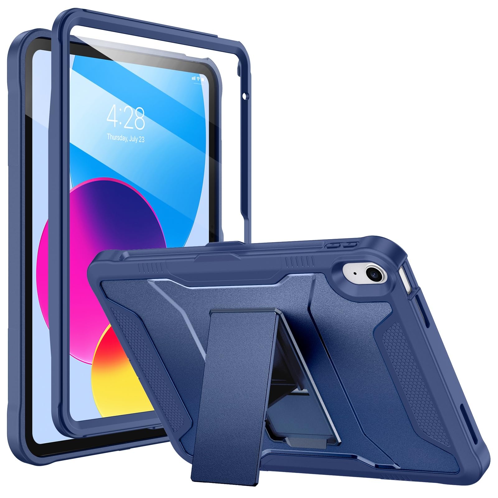Soke Case for iPad (A16) 11th Generation 11-inch 2025, iPad 10th Generation 10.9-inch 2022, with Built-in Screen Protector and Kickstand, Rugged Full Body Protective Cover - Black — Amazon image 13
