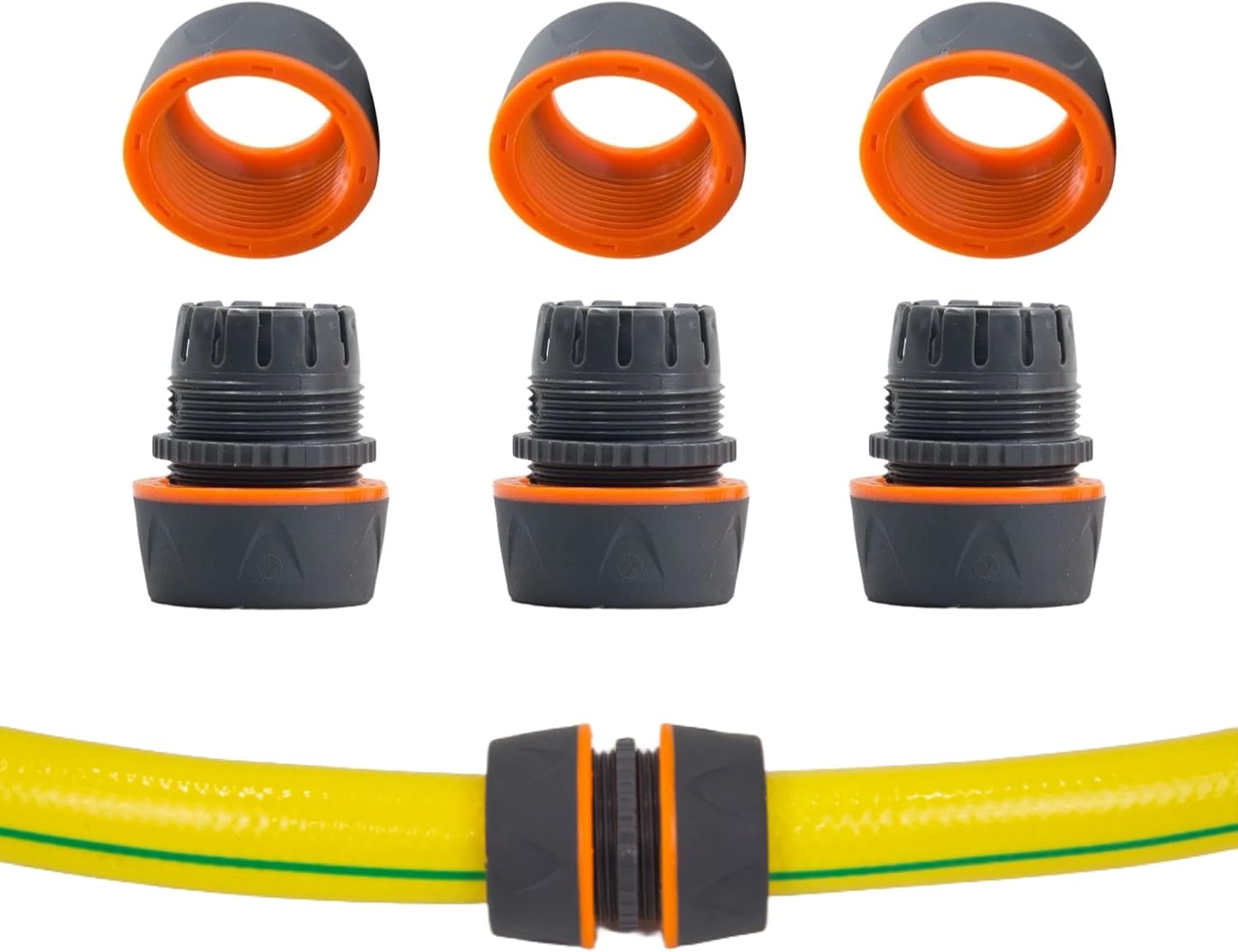 Shark Unlimited Garden Hose Repair Kit, Easy Install 3/4