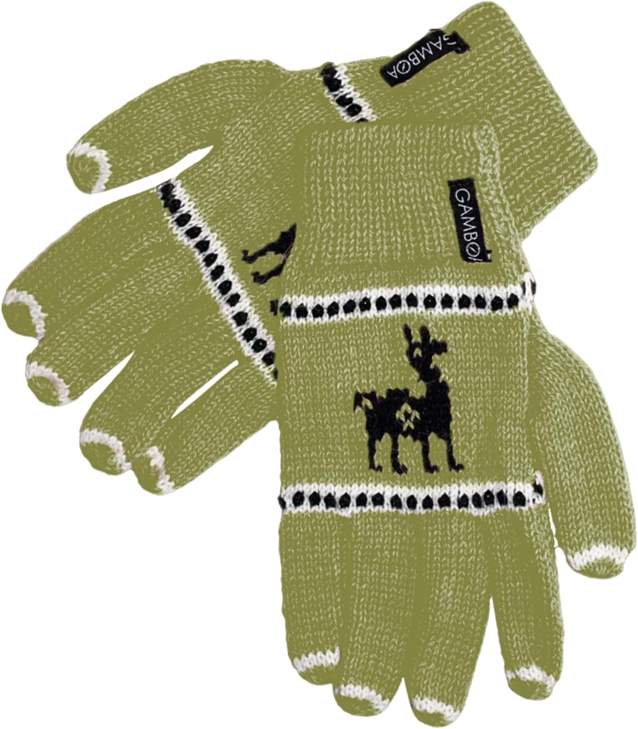 Gamboa Alpaca Wool Gloves for Women Winter Knit Mittens for Womens