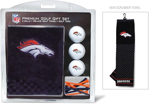 Miniatura 2 de Team Golf Juego de regalo premium de la NFL toalla bordada de lujo, 3 bolas, 14 camisetas (2-34 pulgadas regular)