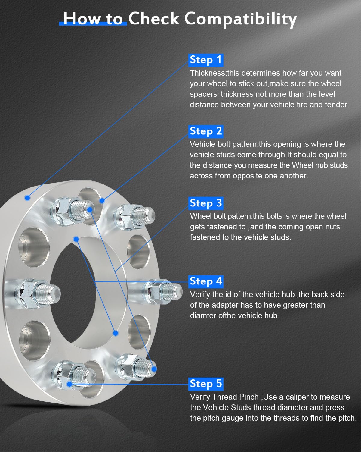 ECCPP Change Bolt Pattern from 6x135 - Key Features