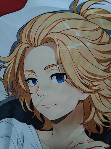 Miniatura 4 de Tokyo Revengers Manjiro - Funda de almohada corporal Dakimakura (59.1 x 19.7 pulgadas59.1 x 19.7 in)