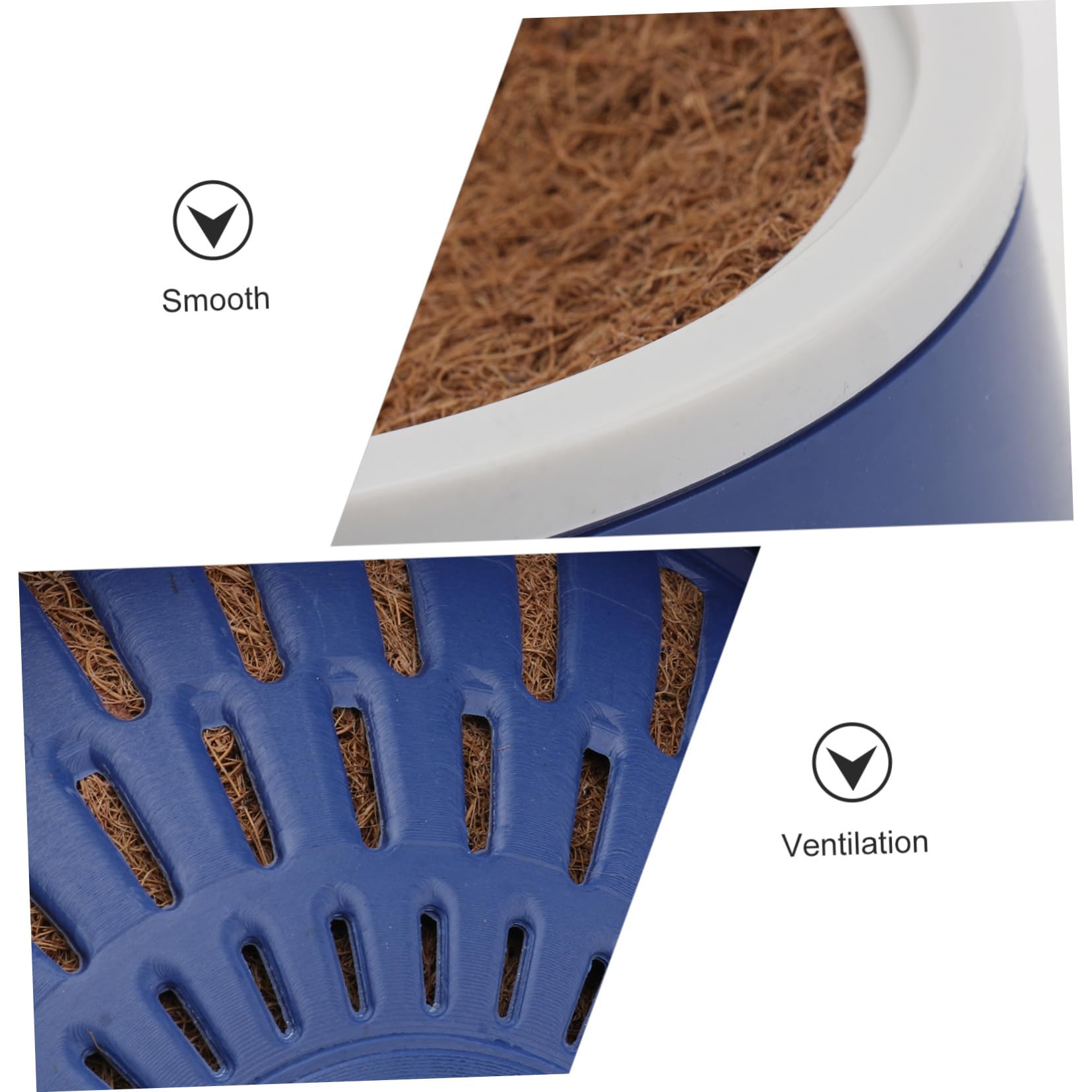 VICASKY 6 Ensembles Lot de Nichoirs Plastique pour Pigeons avec Coussin Respirant Nid et Réutilisable pour Élevage Extérieur Accessoires pour Oiseaux et Pigeons