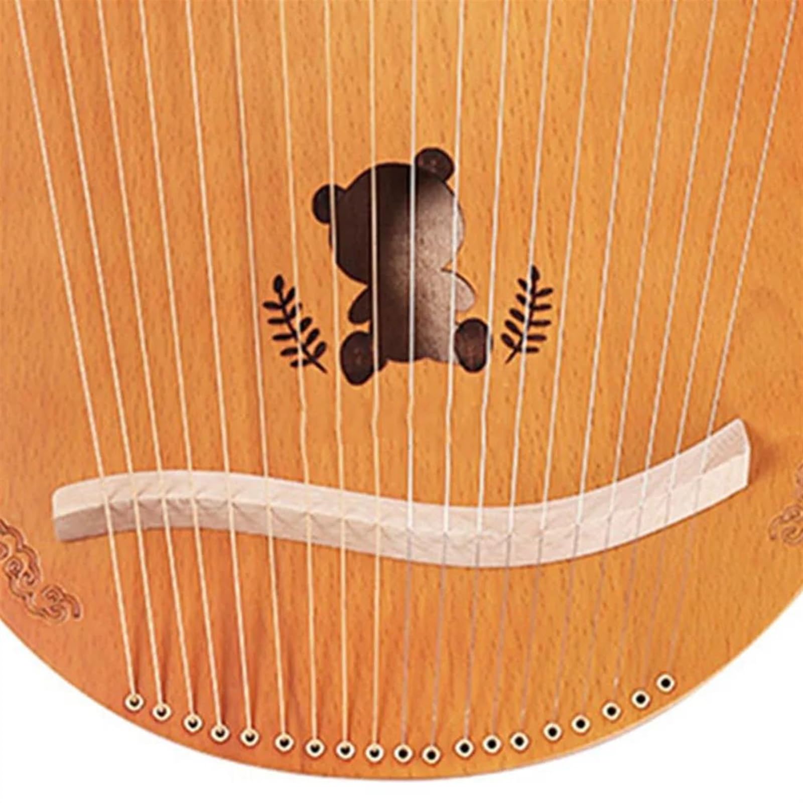 xilofono professionale Lyre Harp 16 Corde Finger Piano In Mogano Con Strumento Di Accordatura Per Strumento Musicale Regalo Per Principianti