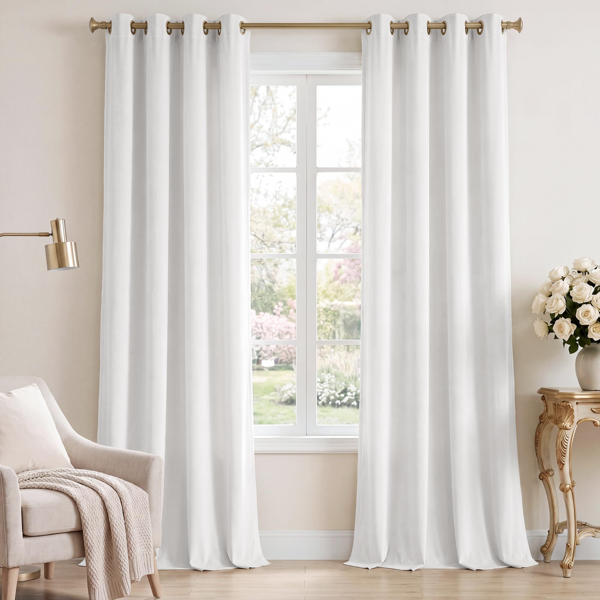 Black Velvet Blackout Curtains - Luxurious & Thermal -31 Black Velvet Blackout Curtains - Luxurious & Thermal -31