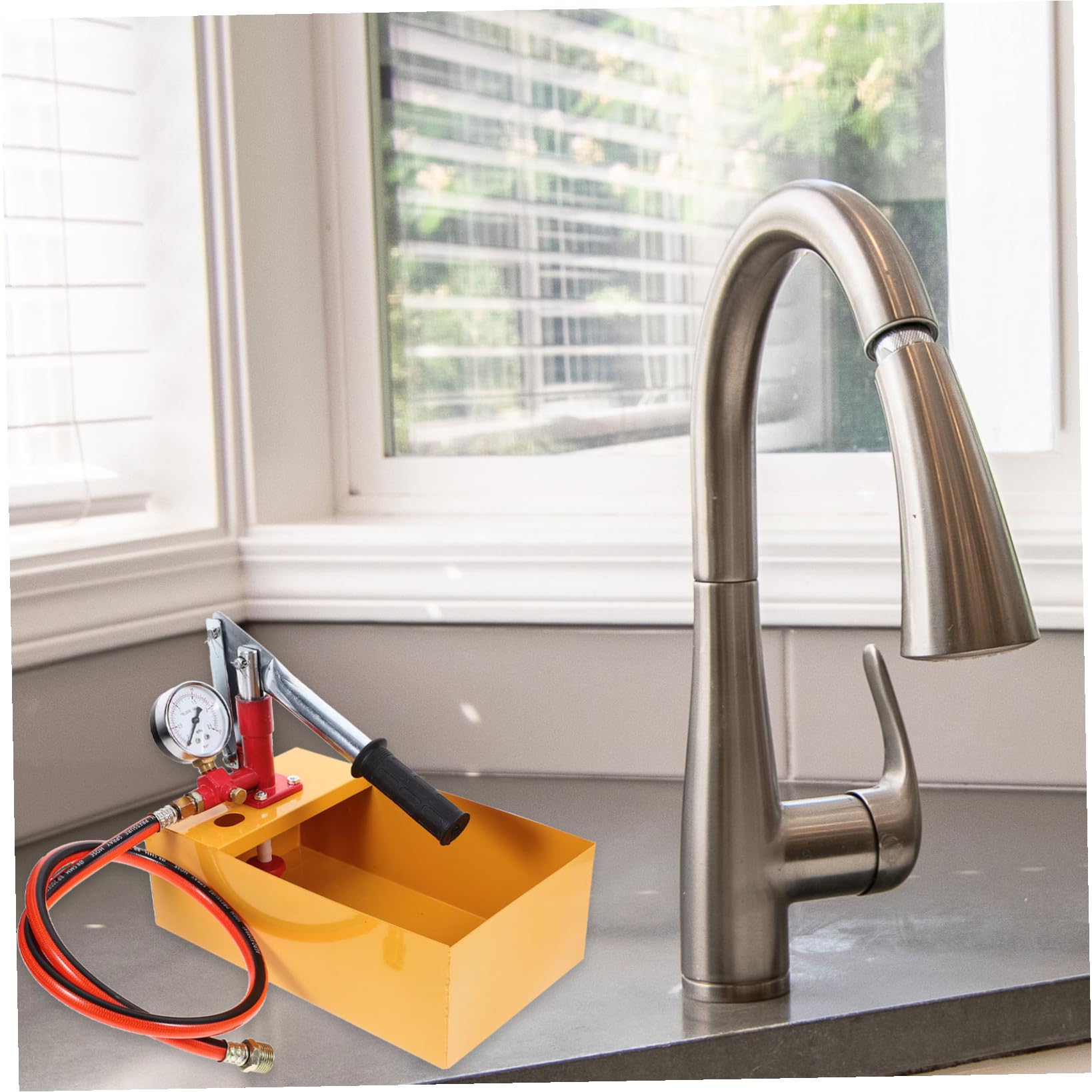 Pompa di Pressione Acqua 25kg in Alluminio Manuale