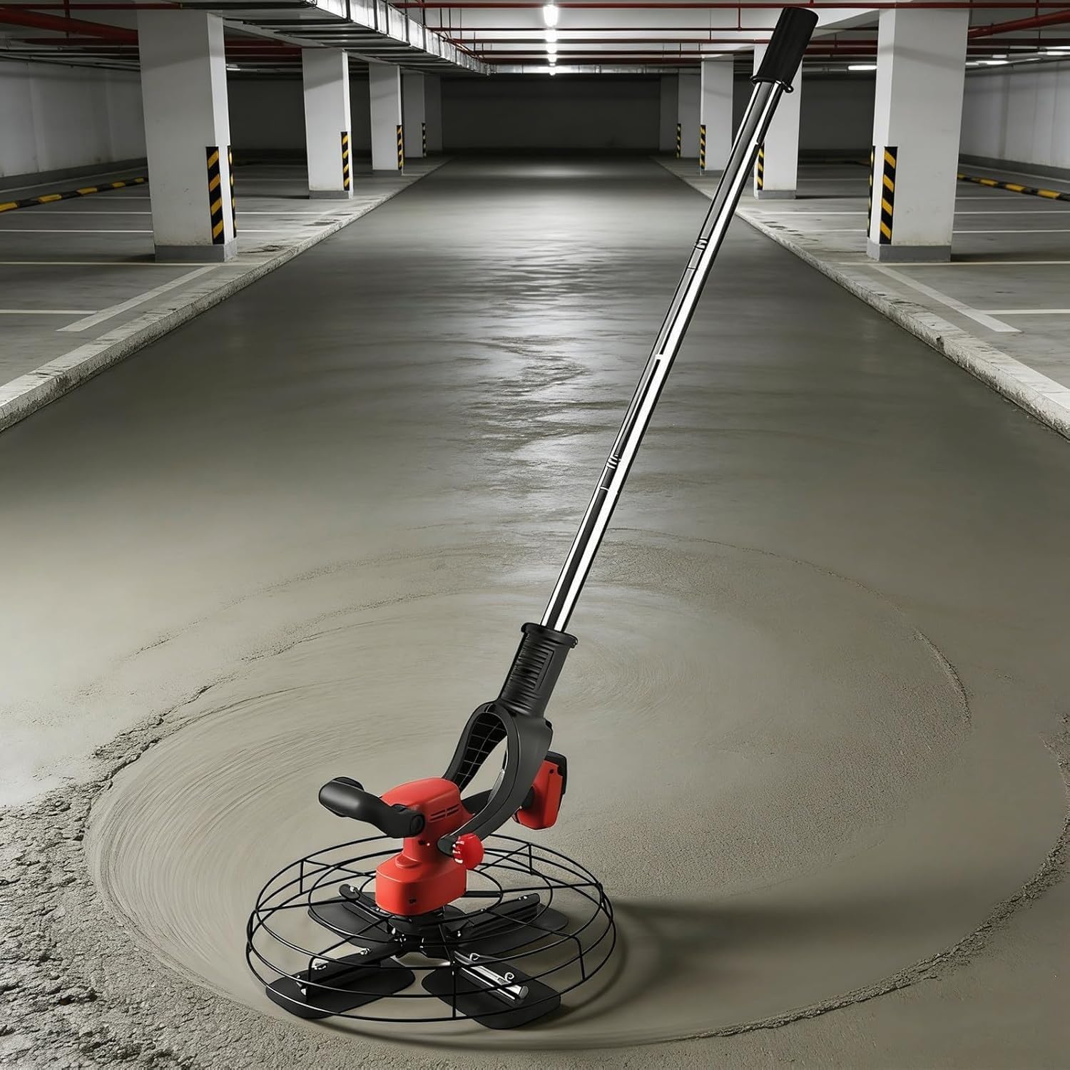 SBCGFY Electric Concrete Trowel Machine 900W Wall Smoothing Polishing Tool For Plaster Mortar Cement Putty Finishing,Size_Name-20000Mah