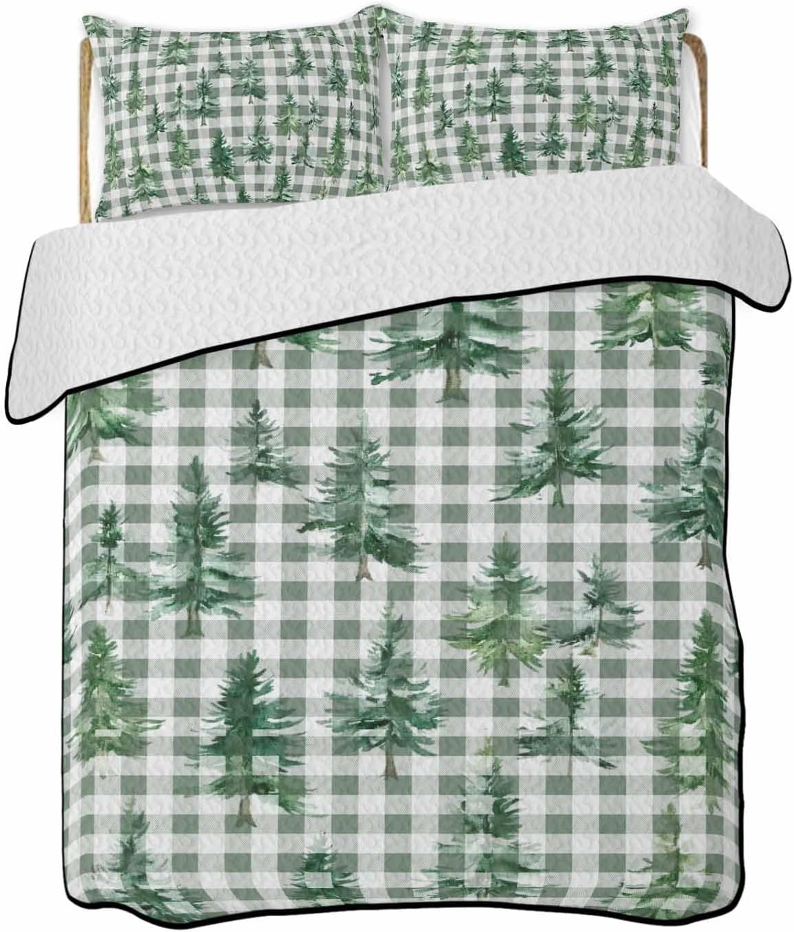 Quilts Twin Size Christmas Soft Comforter Bedding Set for
