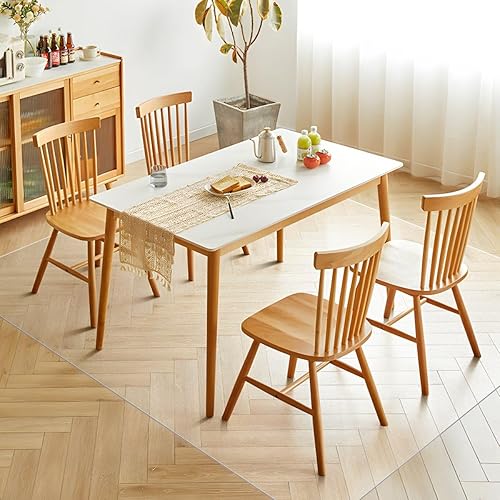 Miniatura 41 de Tapete para silla de alfombra, 36 x 48 pulgadas, tapete para silla de oficina para suelos alfombrados, protector de alfombra antideslizante