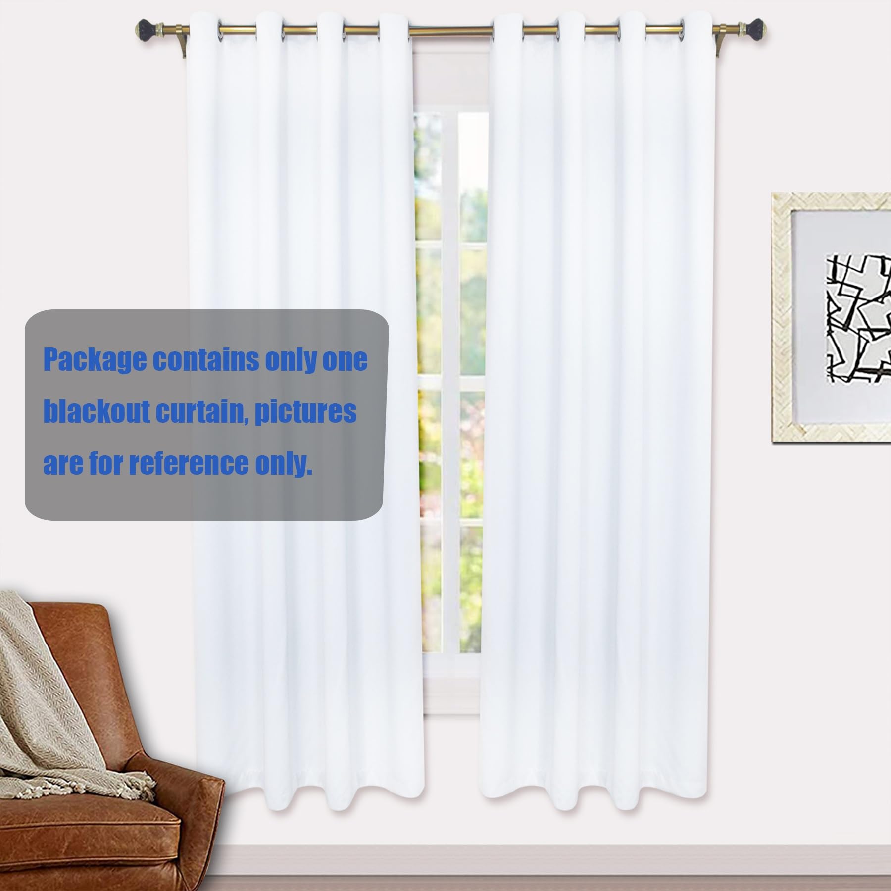 Tende Oscuranti Effetto Lino Con Occhielli 2 Pezzi Talpa 140x225 Cm - Foto 9