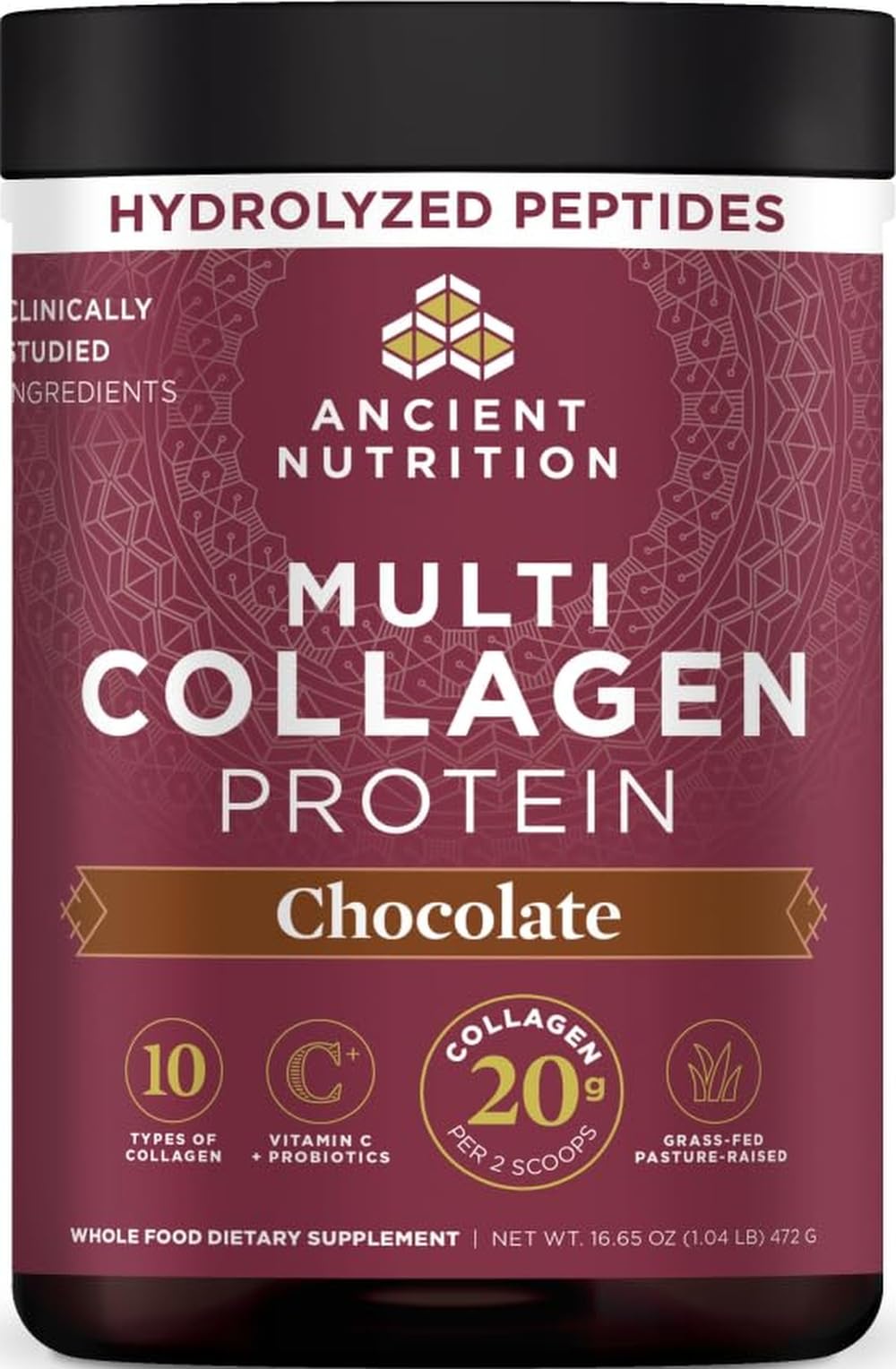 Ancient Nutrition Multi Collagen Protein, Hydrolyzed Peptides, Vanilla — Amazon image 10