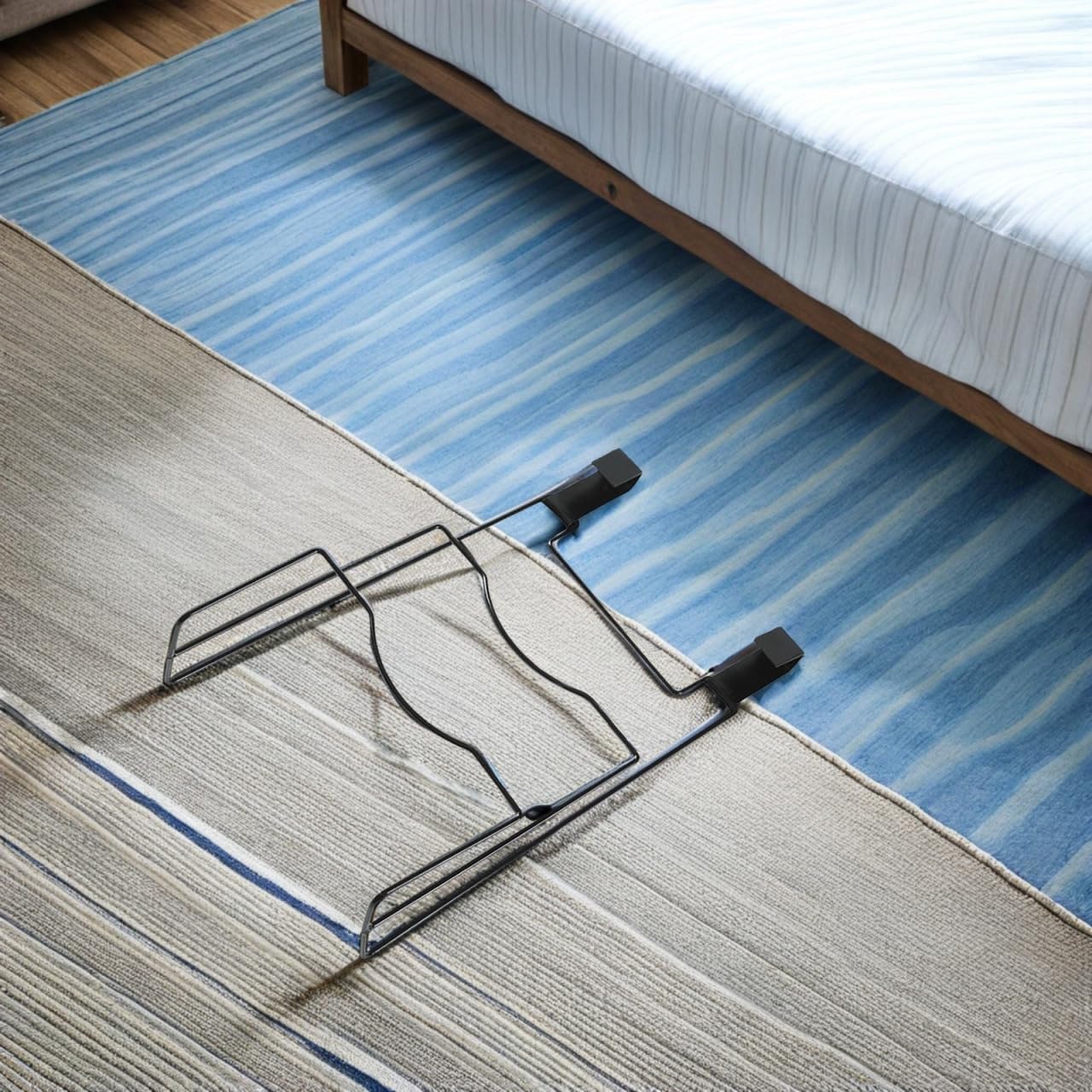 2Pcs Kitchen Cabinet Door Hanging Storage Rack Iron Pot Lid Organizer and Cutting Board Holder Black No Drill Installation Space Saving Kitchen Organizer