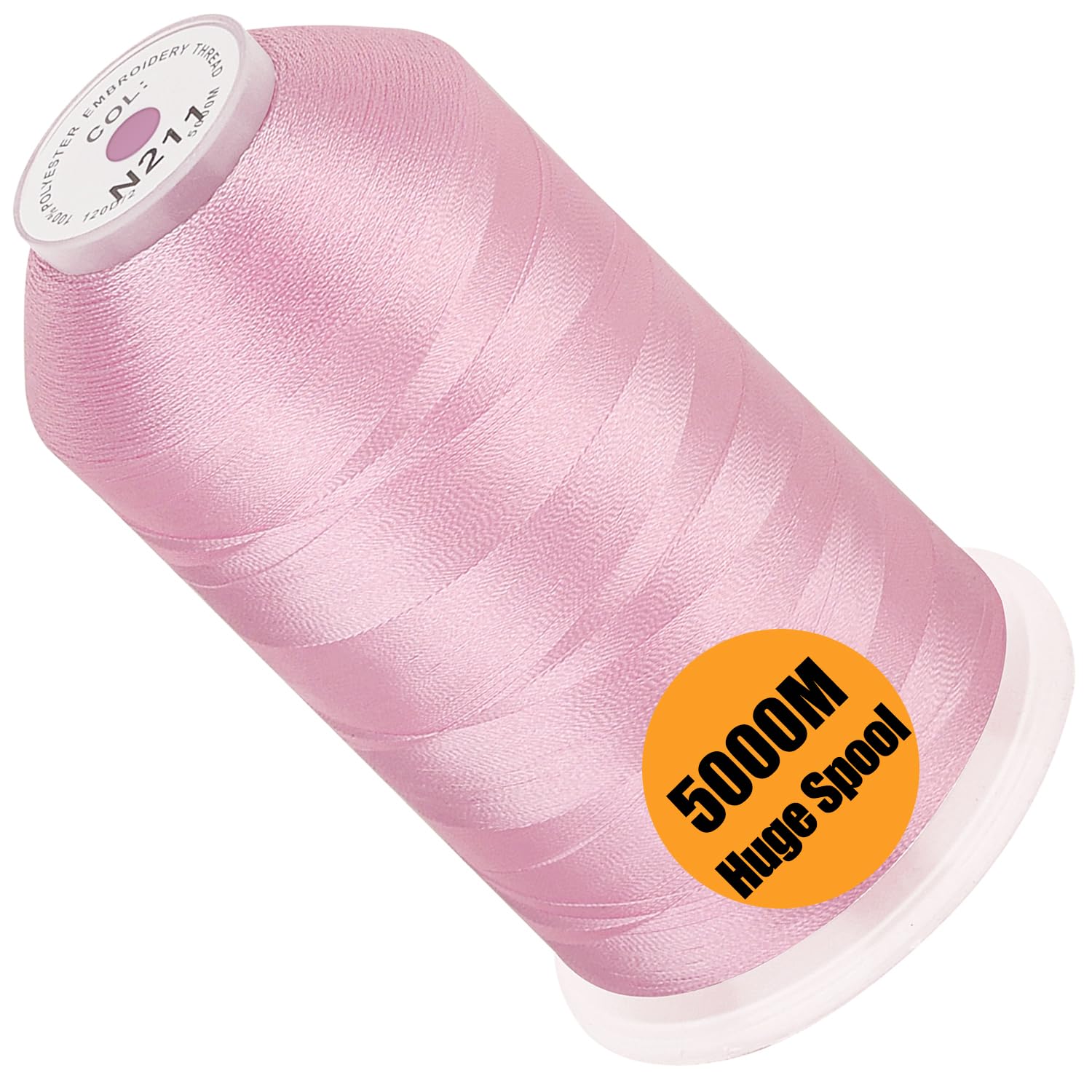 New brothread Huge Spool Embroidery Thread - Pale Pink Fits Janome Color