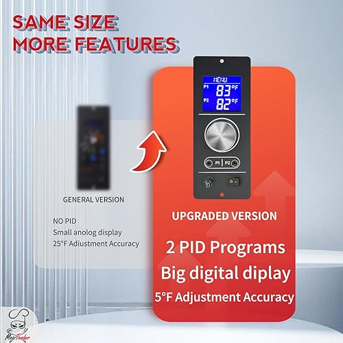 Miniatura 2 de Reemplazo del controlador PID sin WiFi de ajuste retro Gen 2 para parrilla de pellets Camp Chef y ahumador (PG24-82) modelos de Pursuit 20, SG24,