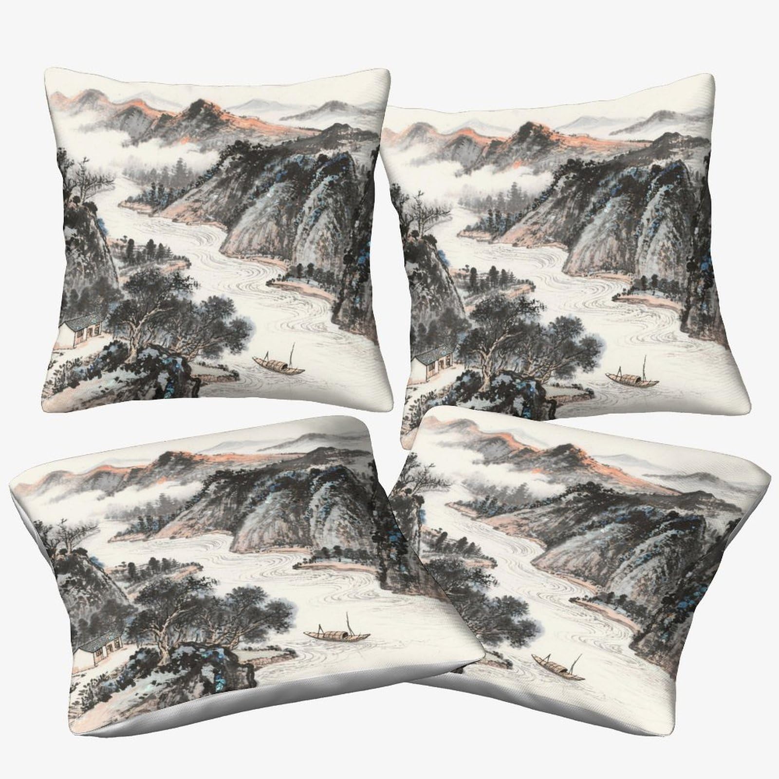 Taies de coussin rural scenery pour protéger vos oreillers de salon et embellir le canapé