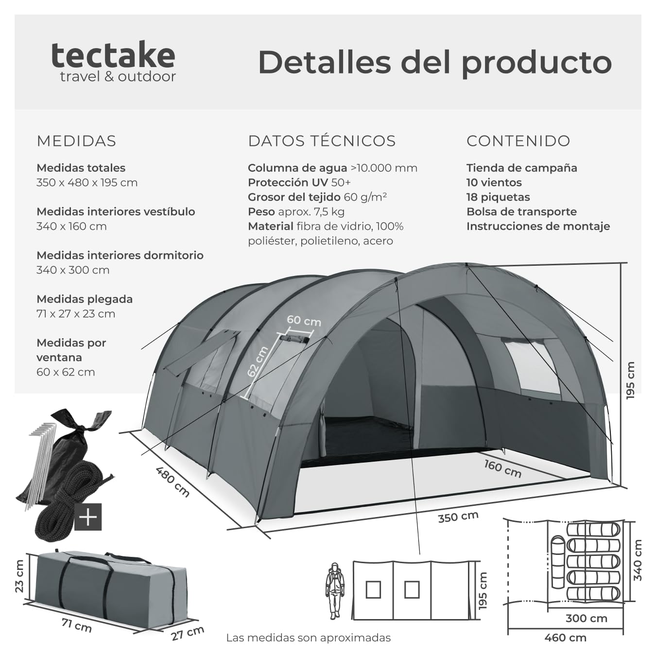 tectake® Tie