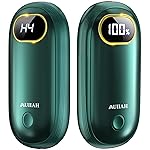 Hand Warmers Rechargeable - Electric Hand Warmers 2 Pack with Dual-Sided Heating for 15Hrs Warmth, LED Display & Flashlight, Hunting Essentials, Gifts for Christmas Man Women Raynauds Golf