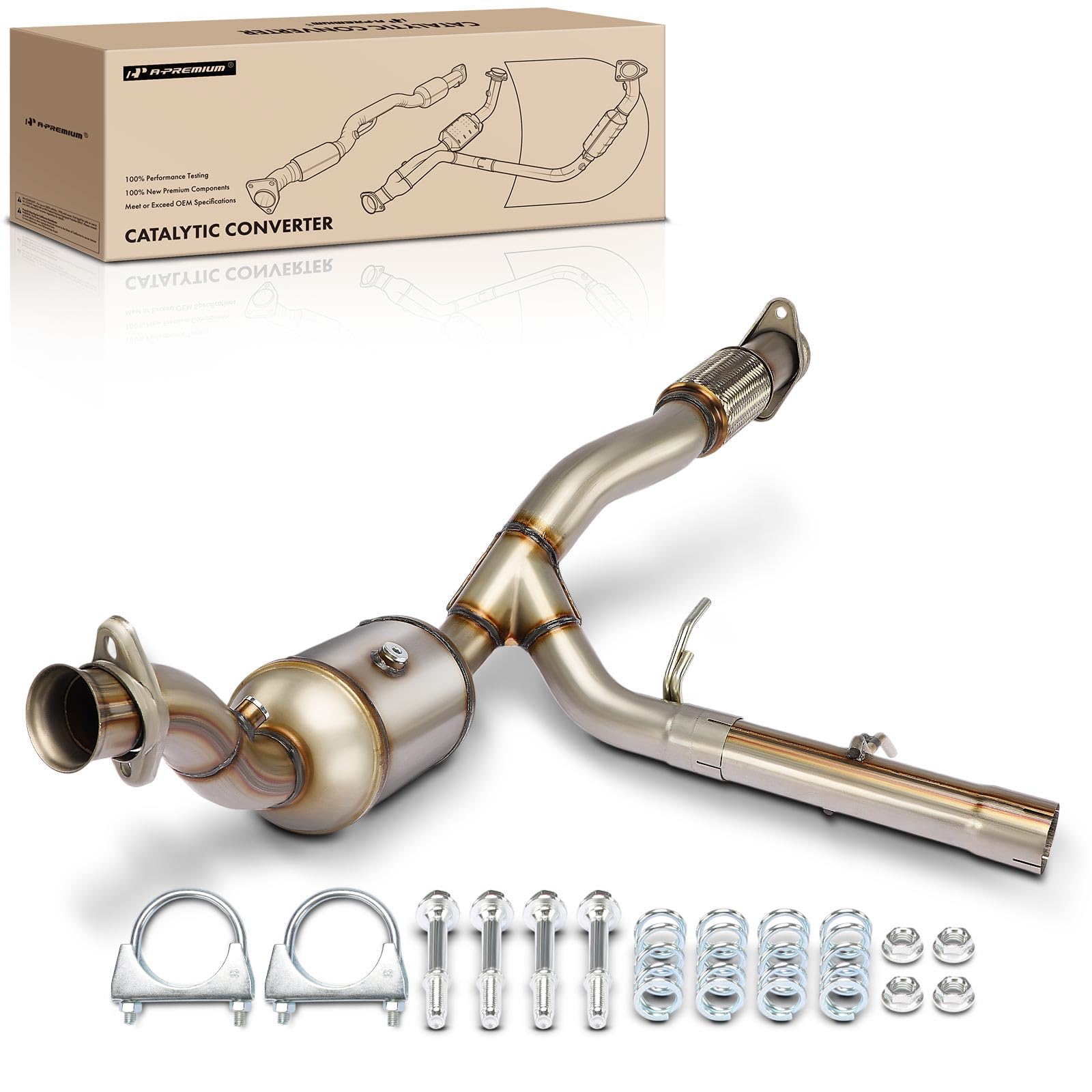 A-Premium Right Catalytic Converter, E.P.A Compliant | Compatible with Ford Expedition 2018-2023 & Lincoln Navigator 2018-2023